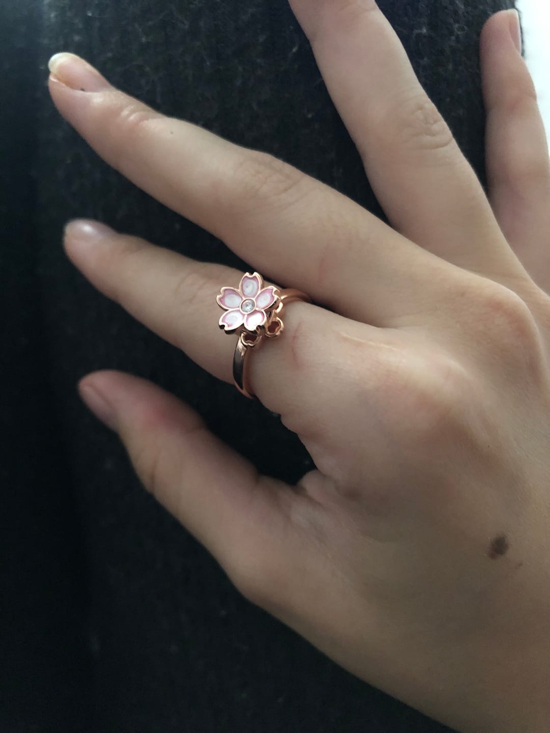 Customer photo review of Bague d'Anxiété Ajustable - SAKURA
