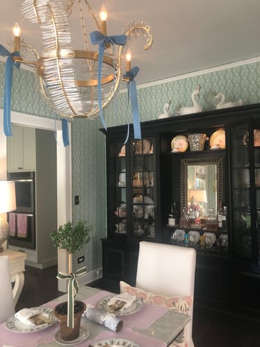 Customer photo review of Chic Antique Crystal Floral Chandelier