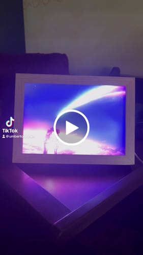 Customer video review of YN-Custom Light Painting Lamp Light-up Art