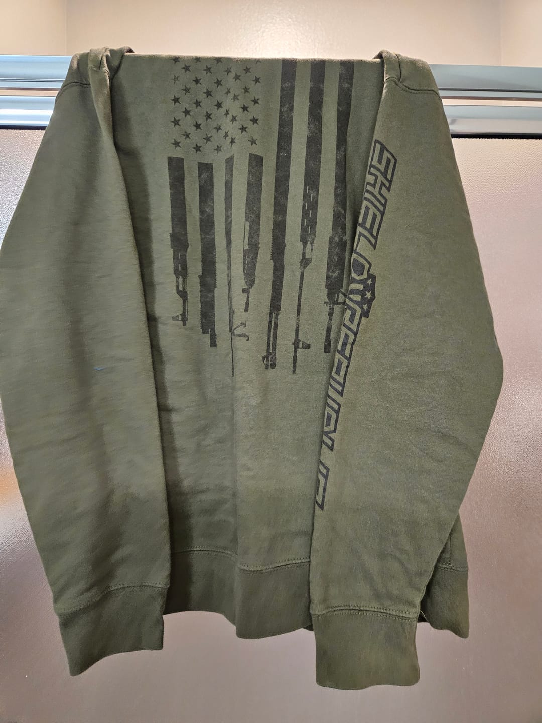 Customer photo review of Firearm Flag