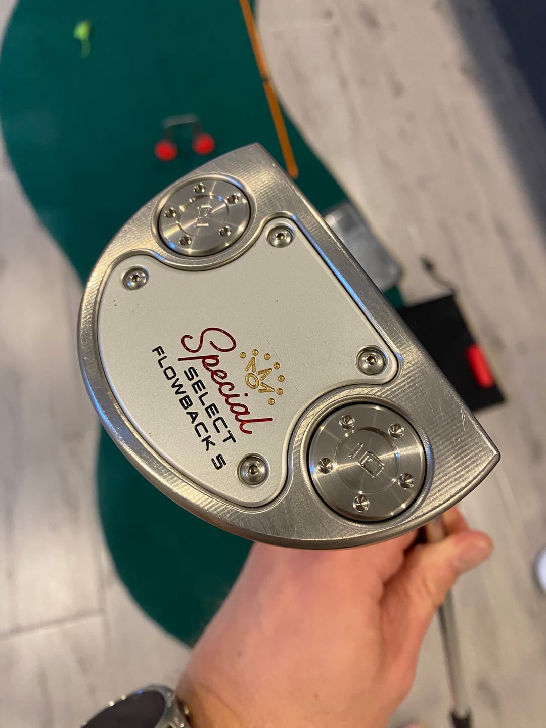 Customer photo review of Head Weights Compatible With Scotty Cameron Large Thread Putters