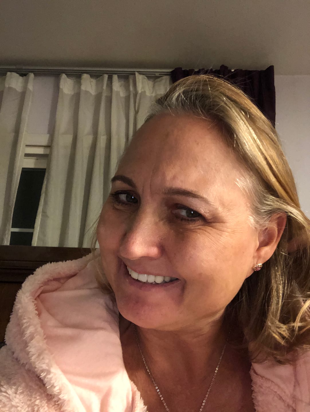 Customer photo review of Stud Earrings with 14K Rose Gold
