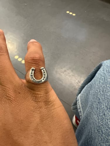 Customer photo review of Good Luck Ring