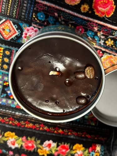 Customer photo review of Starfish Oils Blue Mountain Coffee Candle, 6oz