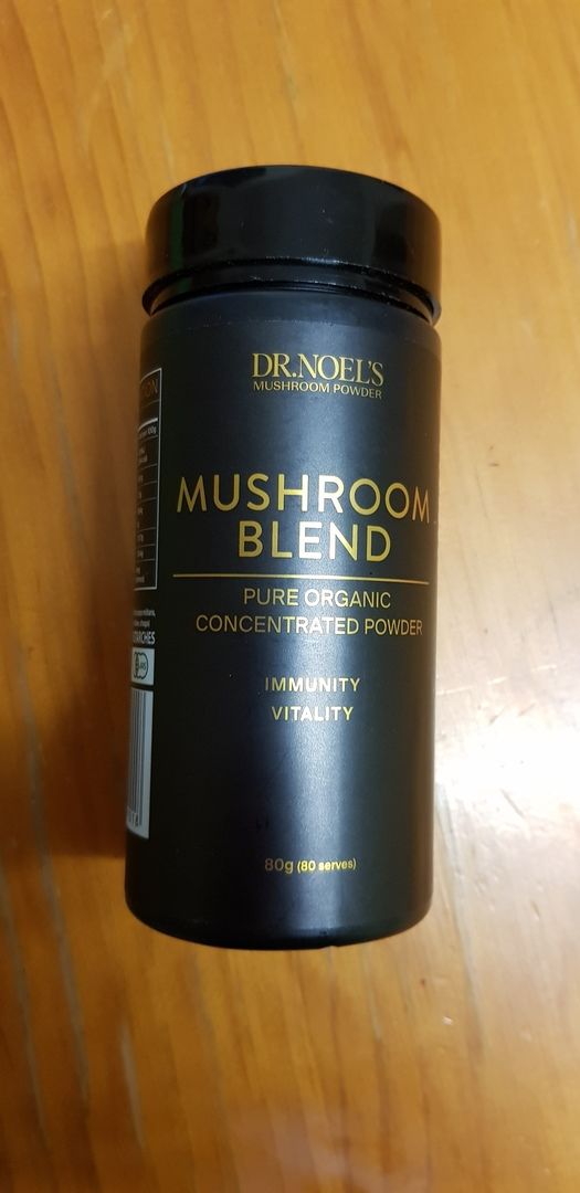 Customer photo review of Concentrated Organic Mushroom Blend Powder