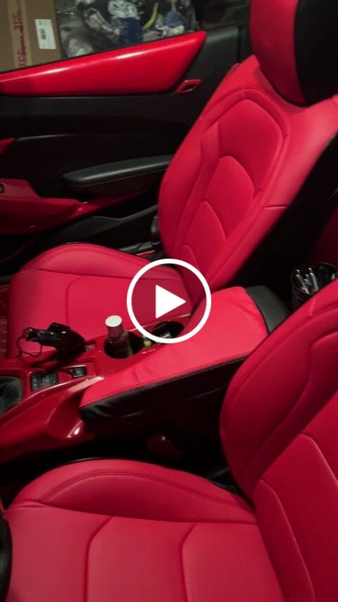 Customer video review of 6th Gen Camaro Coupe Custom Leather Seat Covers