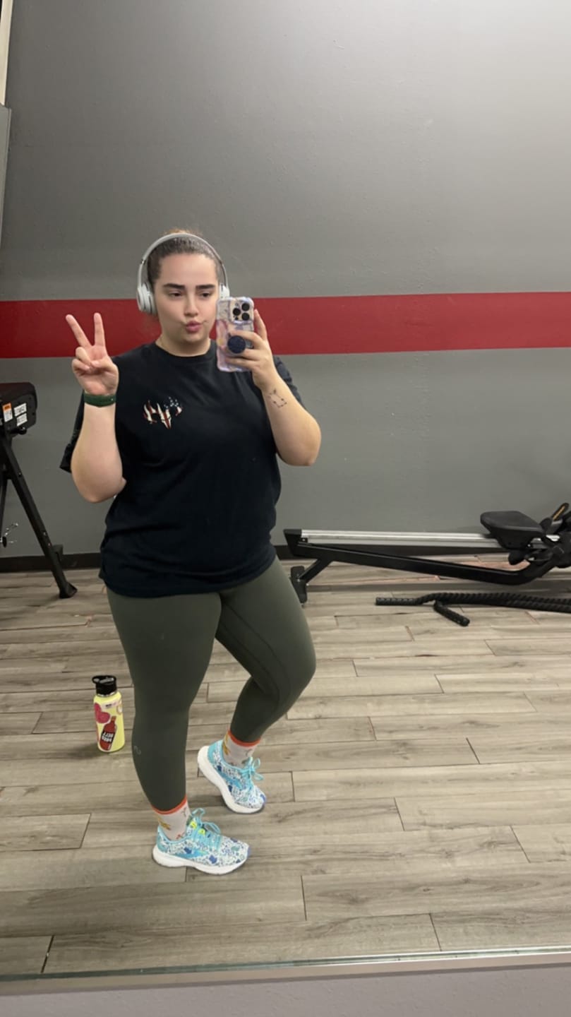Customer photo review of NKD Leggings | Ivy
