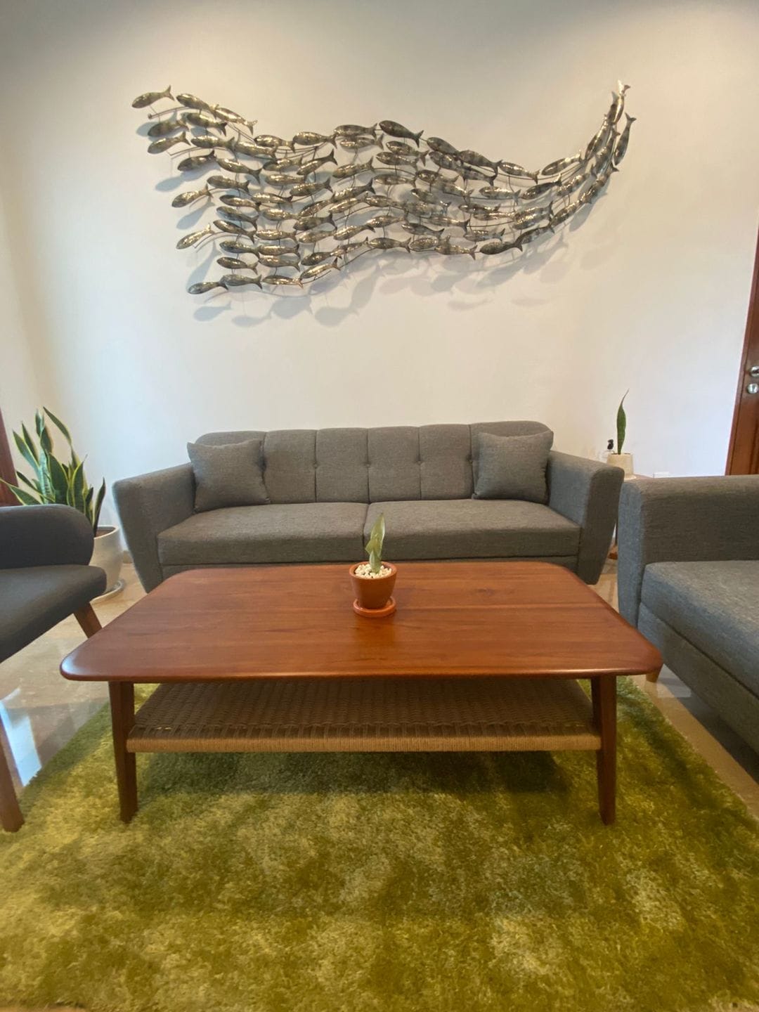 Customer photo review of Exclusive Teak & Loom Coffee Table