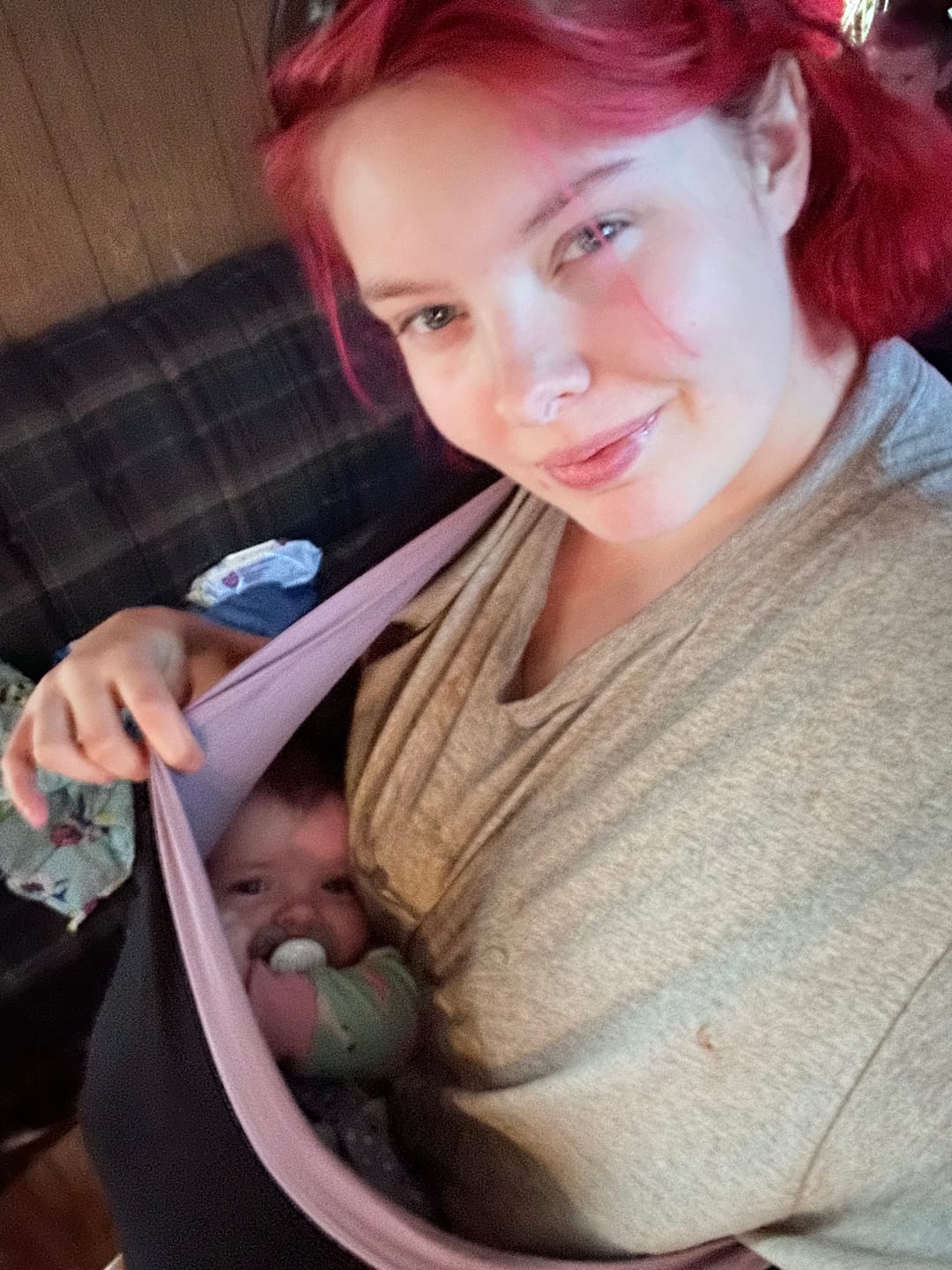 Customer photo review of Mama's Bonding Comforter