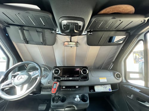 Customer photo review of Sprinter - Windshield Shade