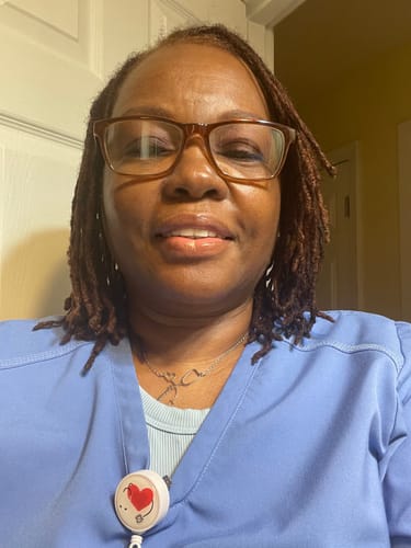 Customer photo review of Stethoscope Name Necklace EKG