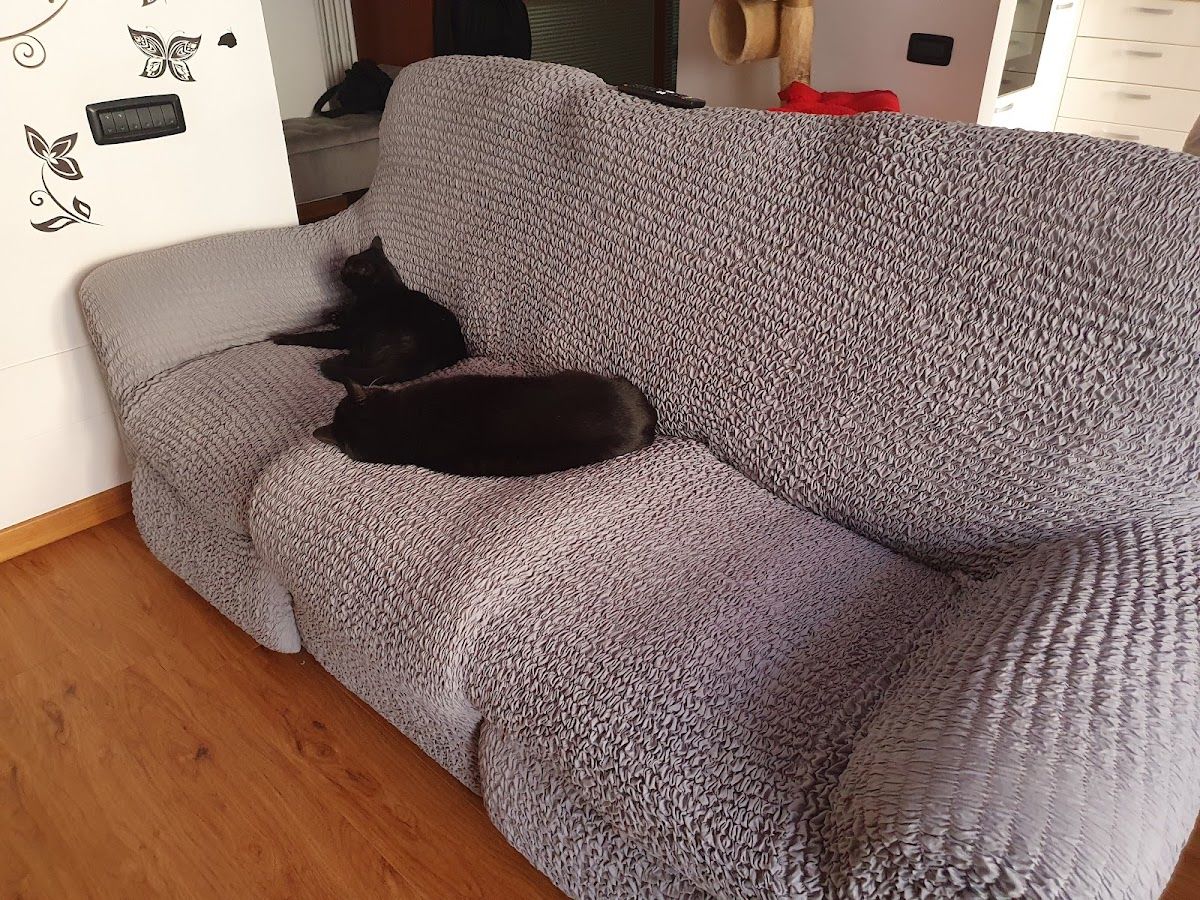 Customer photo review of 3 Seater Recliner Slipcover, Comfort Collection