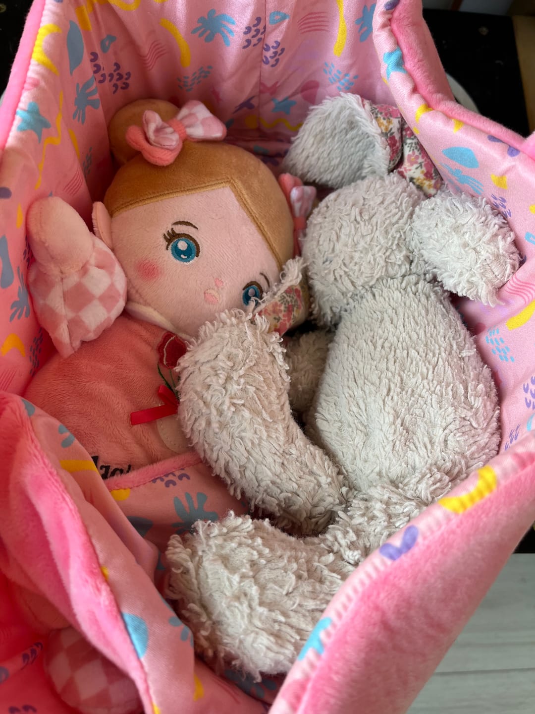 Customer photo review of Personalized 10 Inch Plush Doll