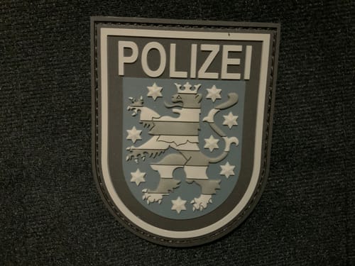 Customer photo review of Polizei Thüringen "Black Ops" Patch
