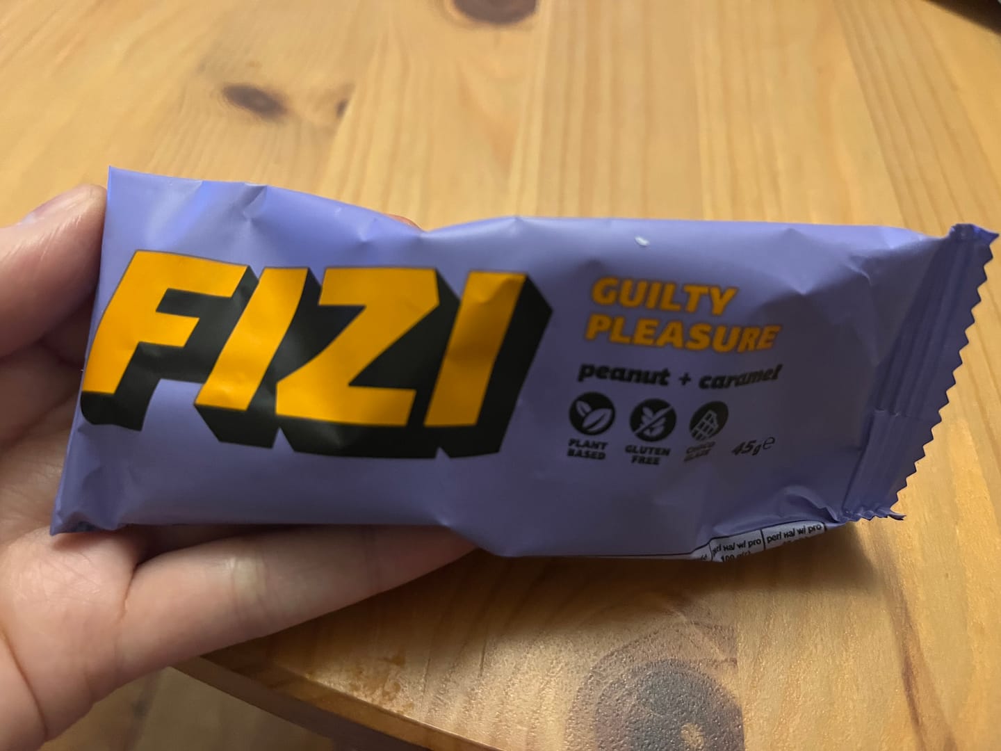 Customer photo review of BATON W POLEWIE CZEKOLADOWEJ "PEANUT + CARAMEL" 10 X 45G