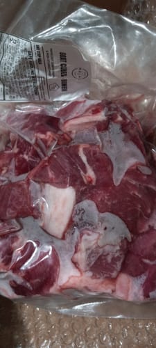 Customer photo review of Halal Goat Cubes-Gosht
