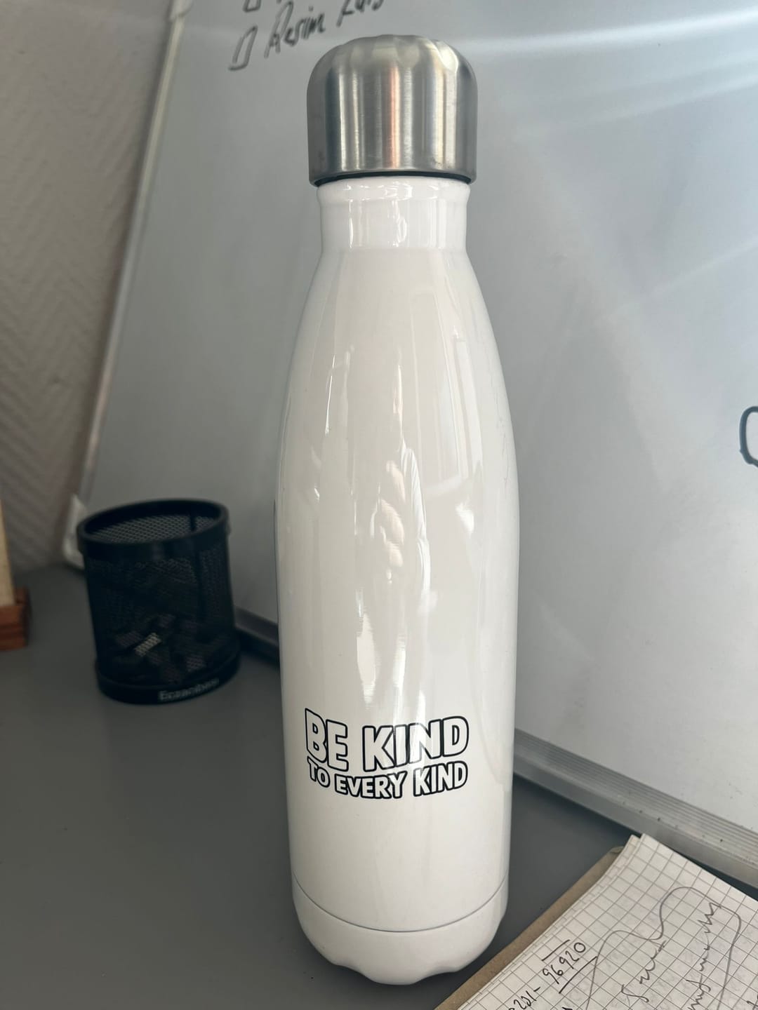 Customer photo review of BE KIND TO EVERY KIND | EDELSTAHL-THERMOFLASCHE