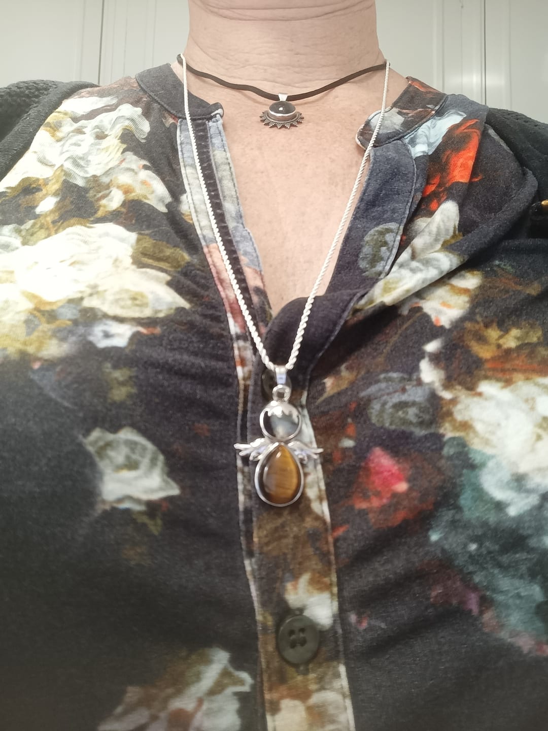 Customer photo review of Pendentif Petit Ange et sa Pierre Naturelle