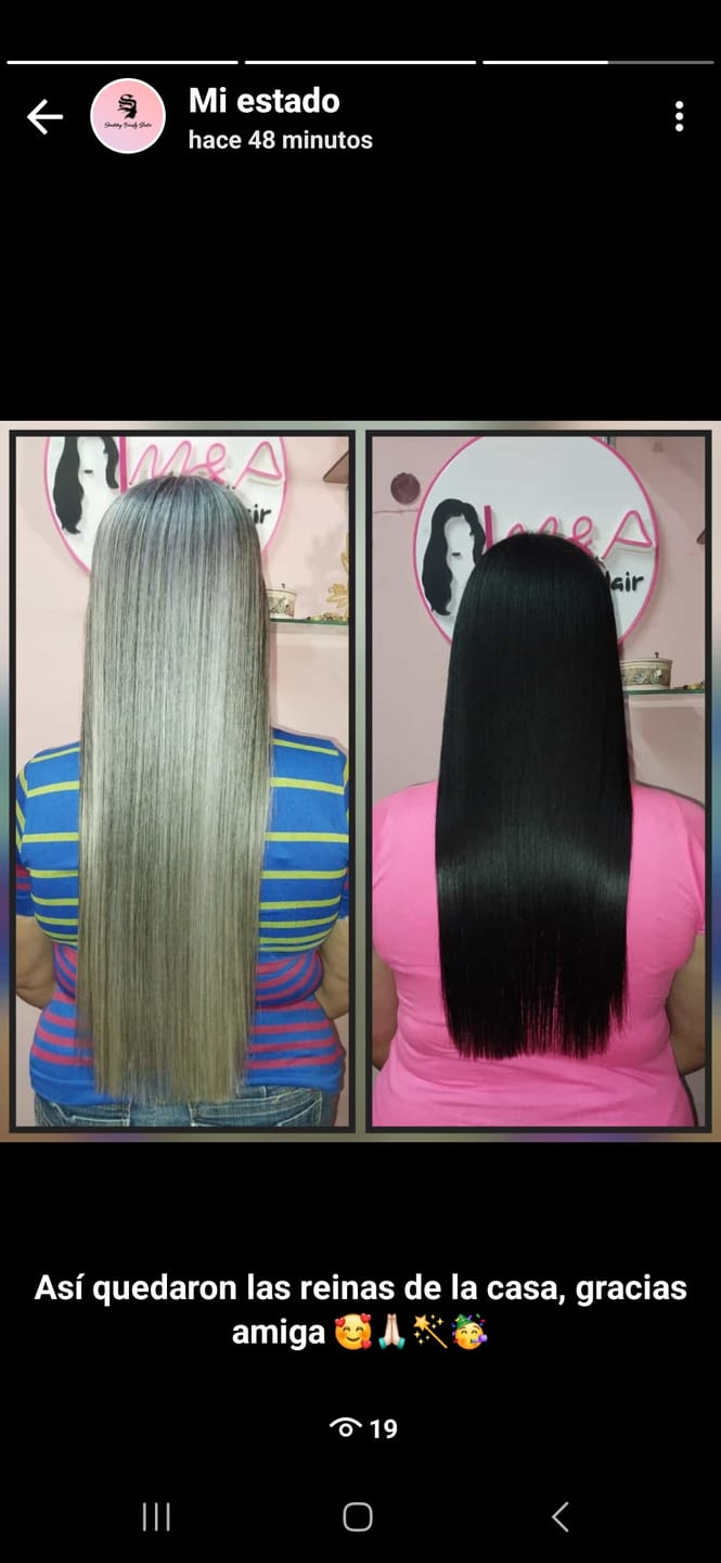 Customer photo review of TKS Tanino Blend Professional Smoothing System Treatment 2.0 - 1L