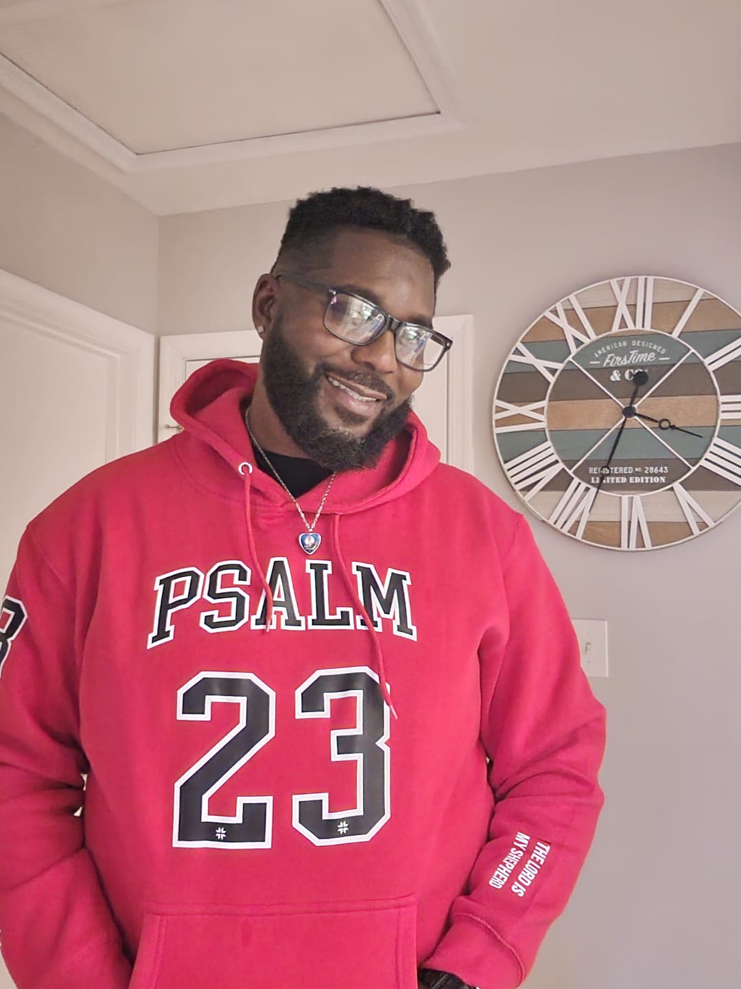 Customer photo review of PSALM 23 Hoodie