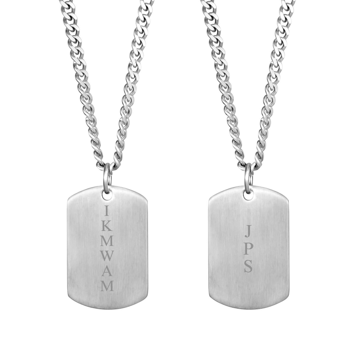 Customer photo review of Matte Dog Tag