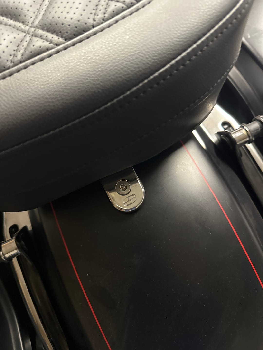 Customer photo review of SADDLEMEN CHROME SECURITY SCREW