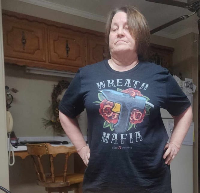 Customer photo review of Wreath Mafia - Short-Sleeve Unisex T-Shirt