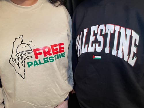 Customer photo review of Free Palestine Hoodie/Sweatshirt