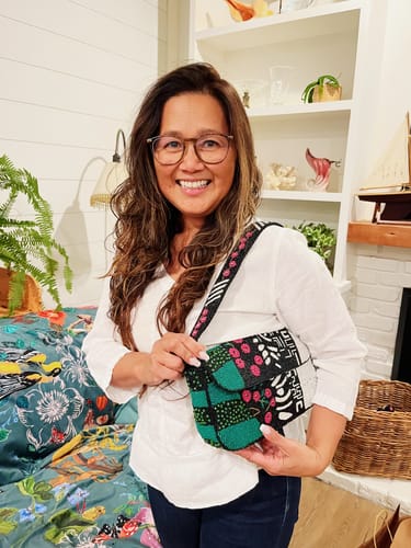 Customer photo review of Enchanted Beaded Shoulder Bag