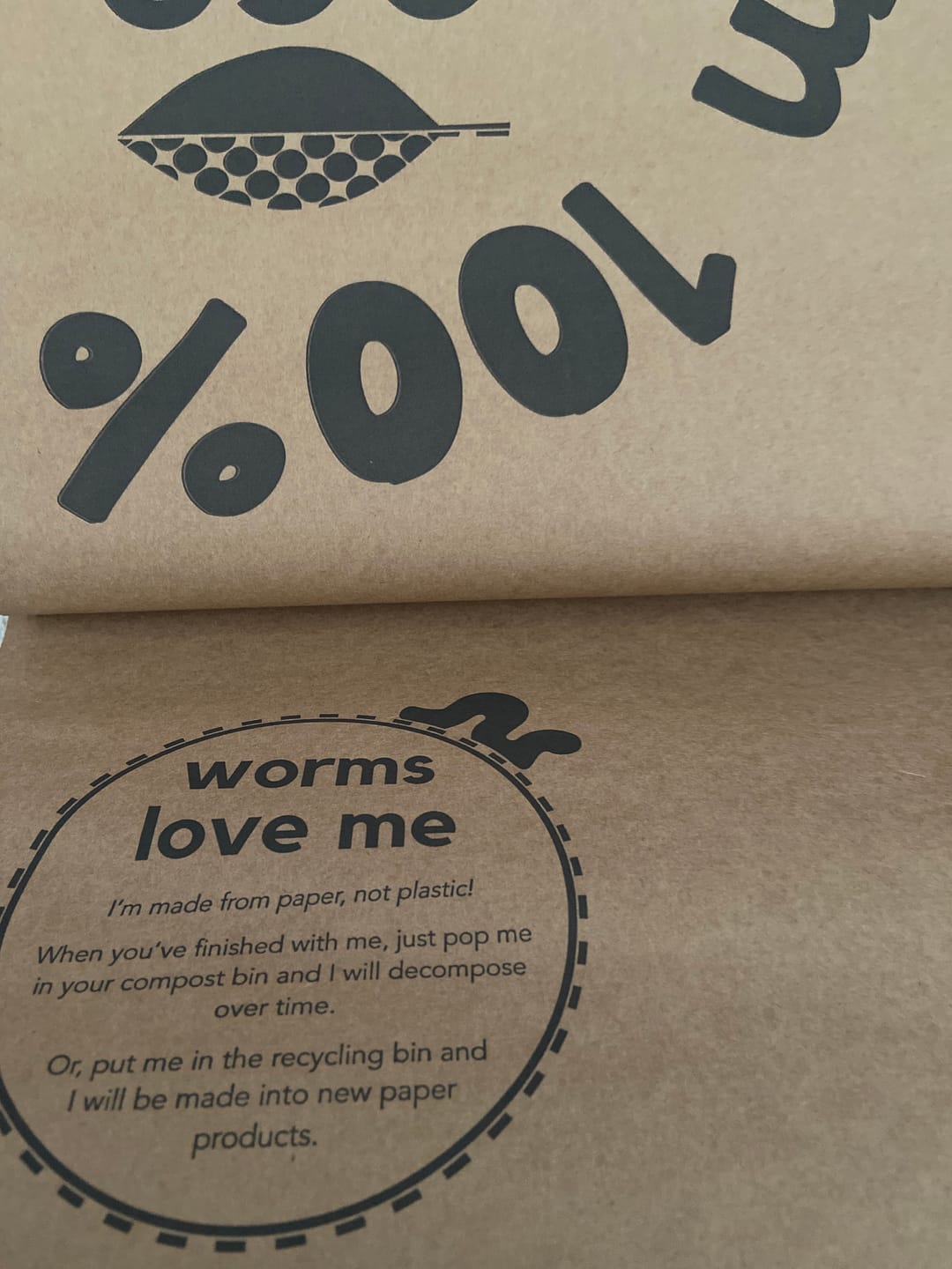 Customer photo review of FSC Certified Paper Mailing Bags