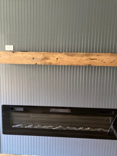 Customer photo review of Distressed Mantels