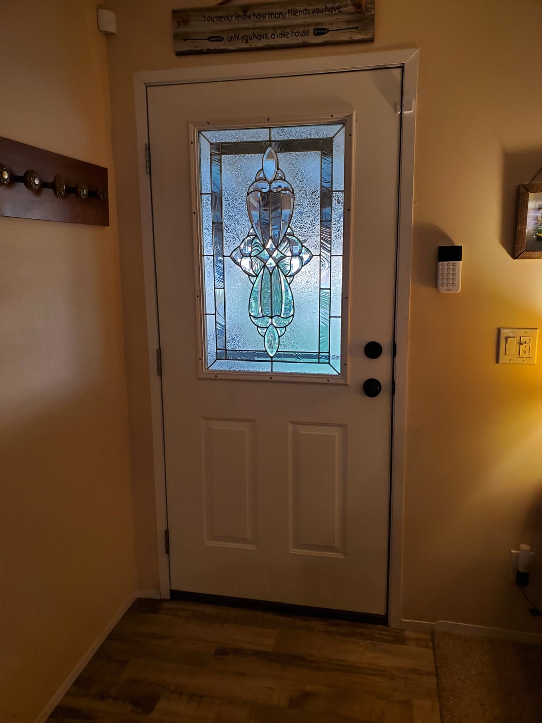 Customer photo review of Wexford Glass and Frame Kit (Half Lite 24" x 38" Frame Size)