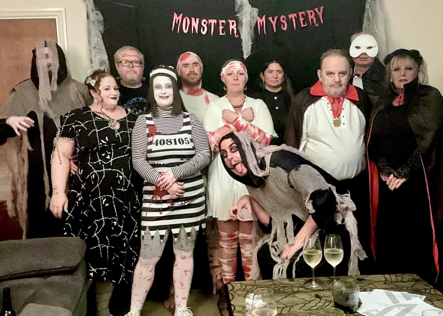 Customer photo review of Halloween Murder Mystery Game Kit - Monster Mansion