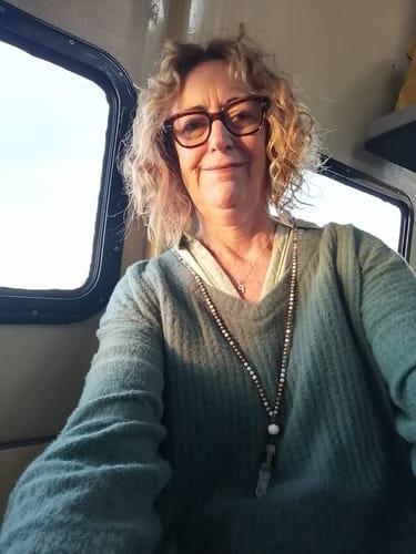 Customer photo review of Delicate Guidence - Quartz Necklace with Amazonite and Jasper