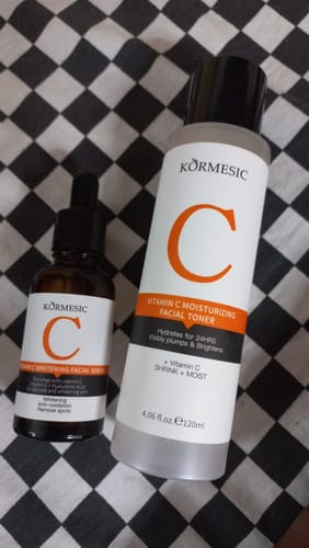 Customer photo review of Vitamin C Brightening Serum