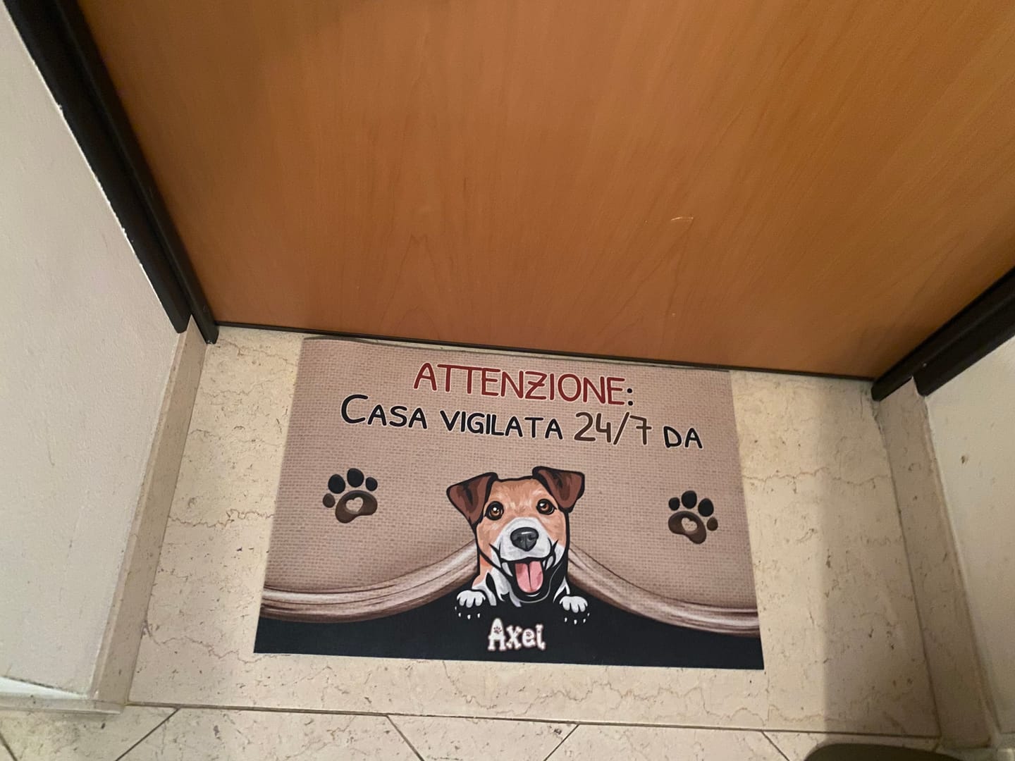 Customer photo review of Animaletti - Zerbino Personalizzabile