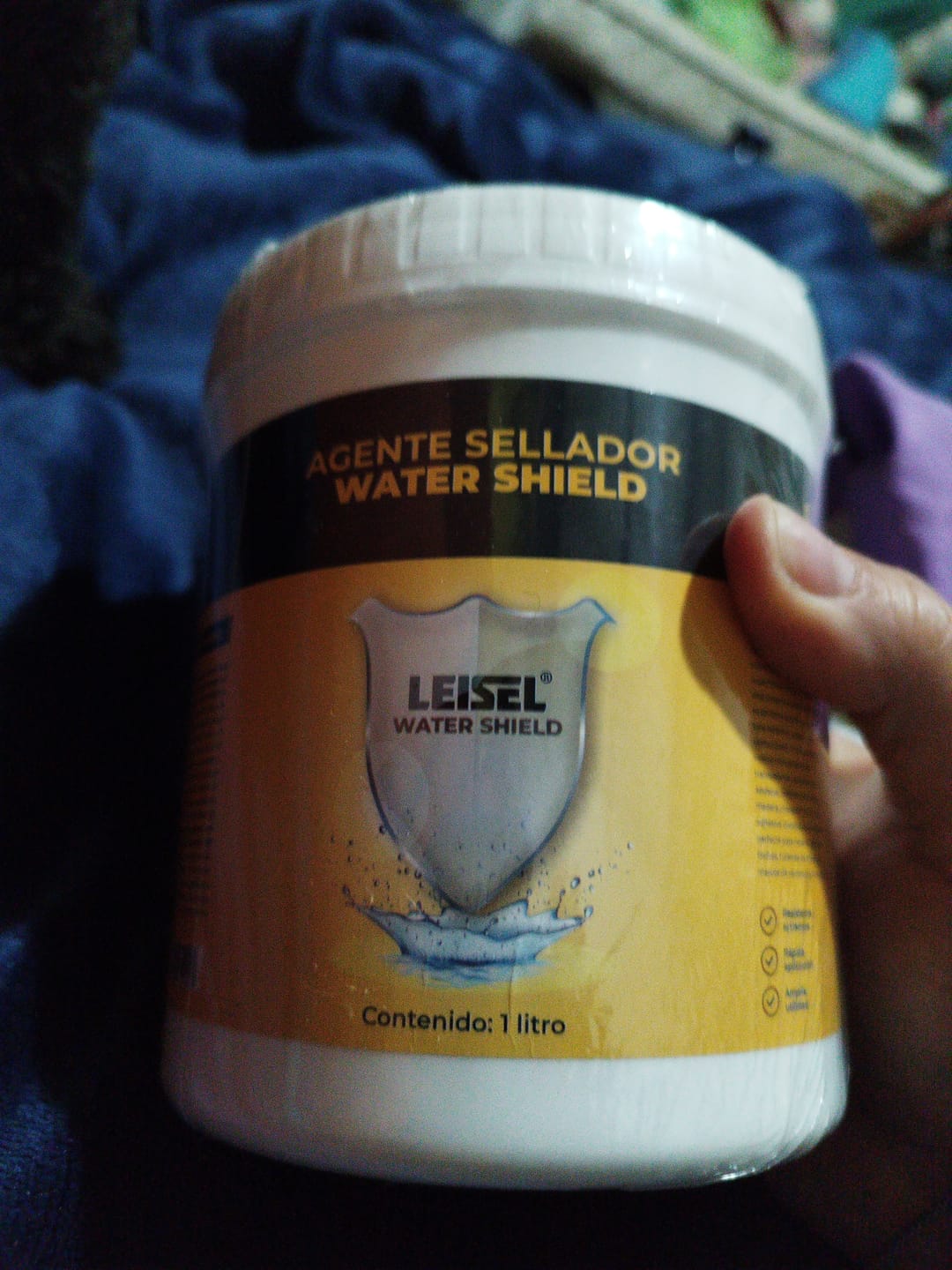 Customer photo review of Agente Sellador Water Shield Marca Leisel 1 Litro
