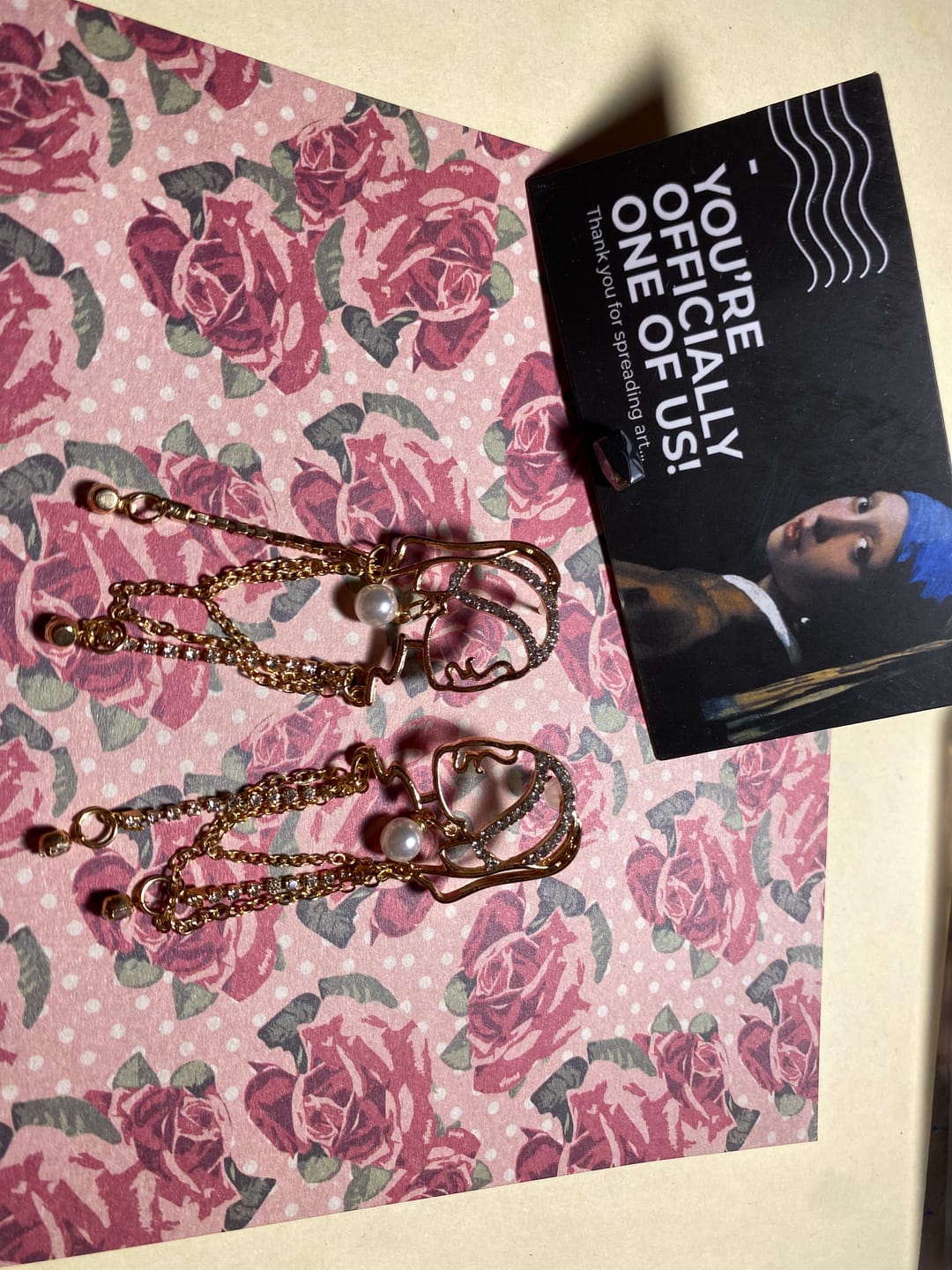 Customer photo review of Girl with a Pearl Earrings