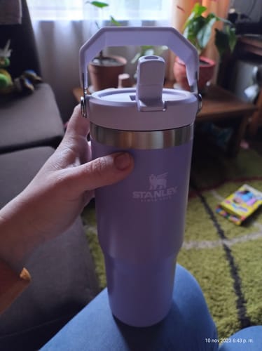 Customer photo review of Botella Térmica Stanley Flip Straw Lavanda | 887 ml
