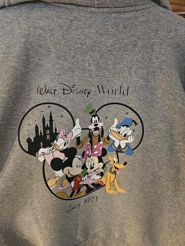 Customer photo review of Walt Disney World DTF Transfer