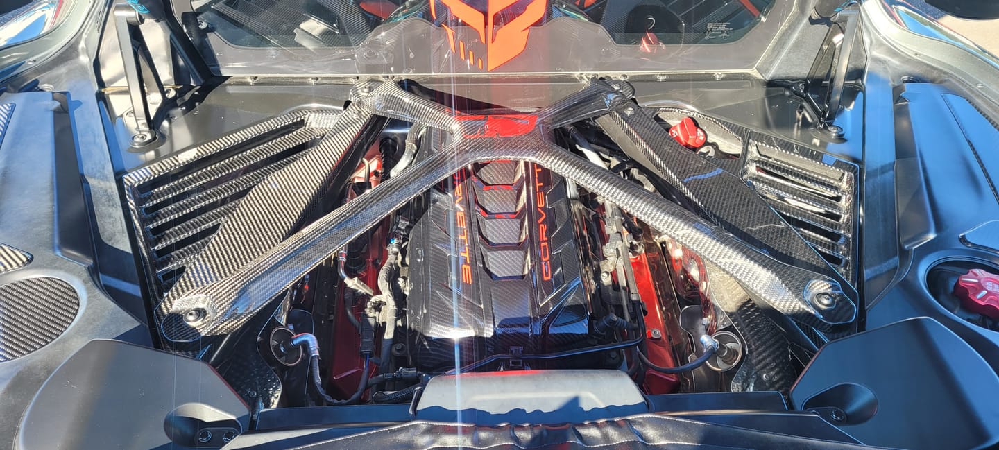 Customer photo review of Chevrolet Corvette C8 Carbon Fiber X-Brace
