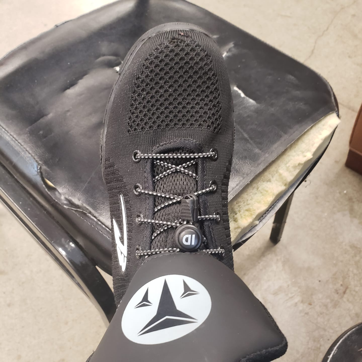 Customer photo review of Indestructible No-tie Shoelaces - Upsell
