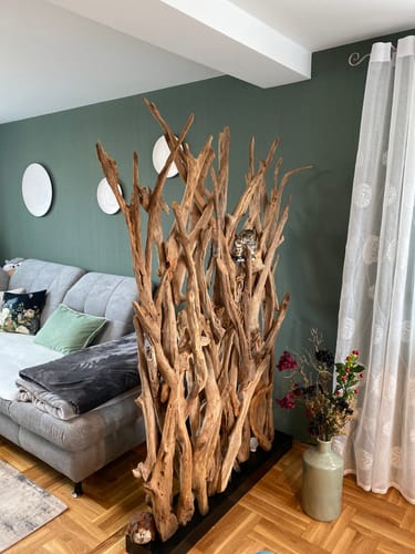 Customer photo review of Design Raumteiler mit Beleuchtung im Sockel