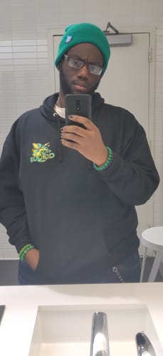 Customer photo review of Mystic Patch Embroidered Hoodie