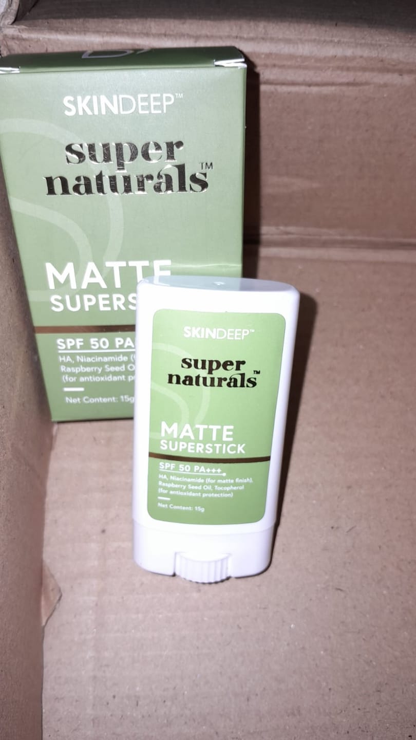 Customer photo review of MATTE SUPERSTICK - SPF 50 PA+++