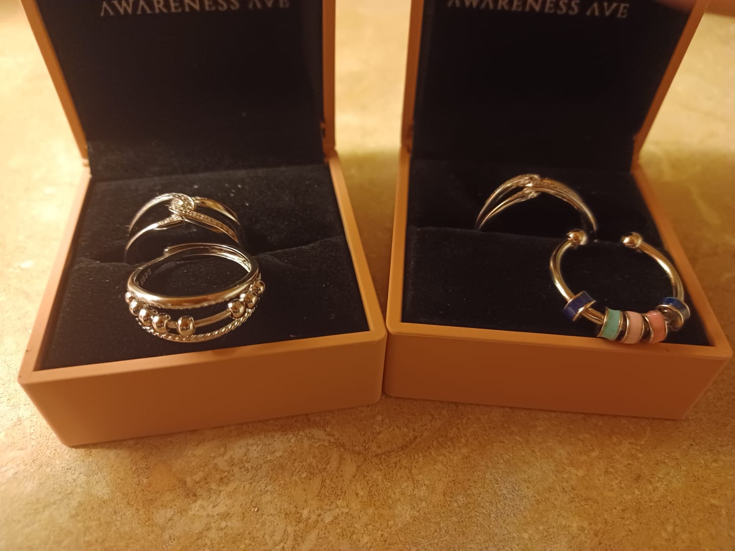Customer photo review of Mother & Daughter | Forever Linked Together | S925 Infinity Ring