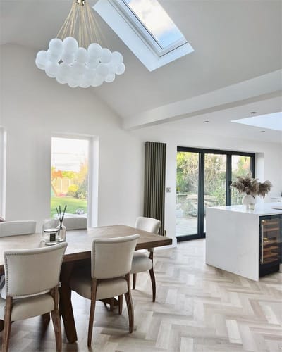 Customer photo review of Modern Glass Cluster Bubble Chandelier Light