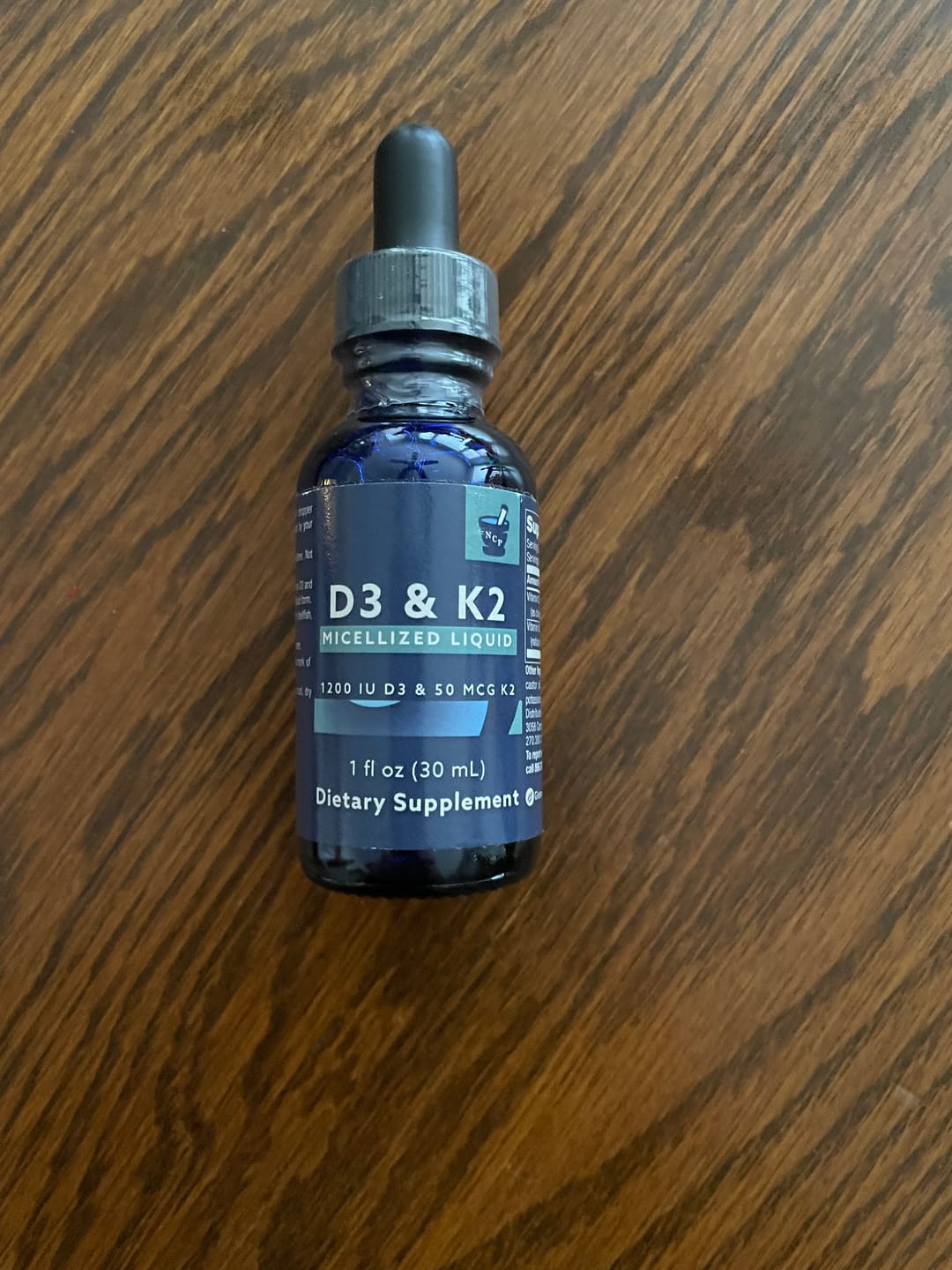 Customer photo review of D3 & K2 Micellized Liquid