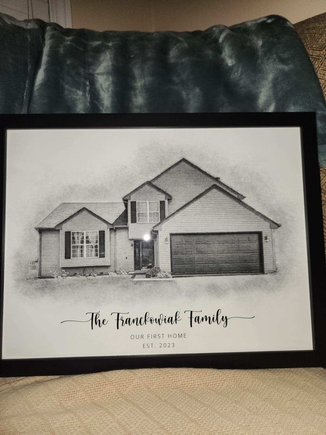 Customer photo review of Custom House Portrait