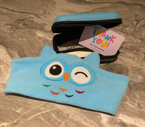 Customer photo review of Bandou: Award-Winning Kids Headphones